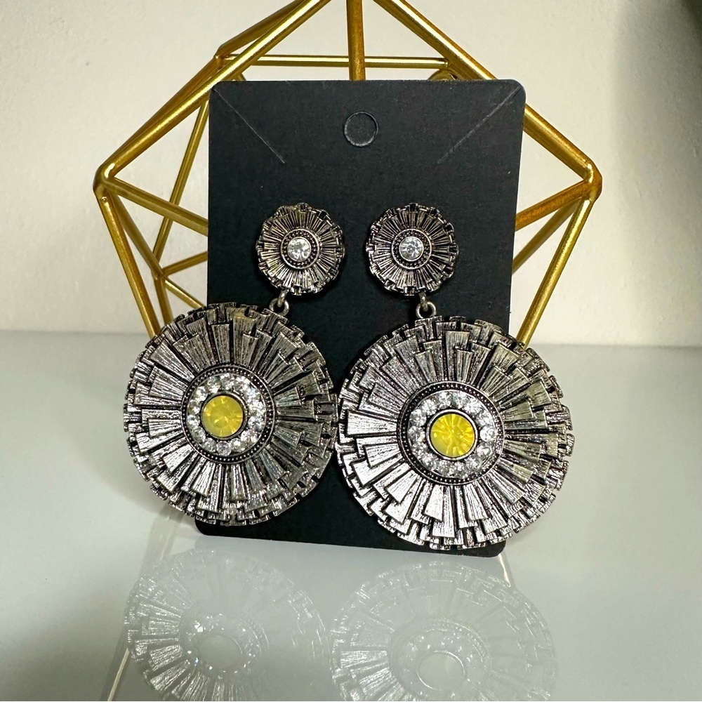 Silver earrings